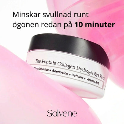 Peptid- och kollagenbaserade hydrogelögonplåster