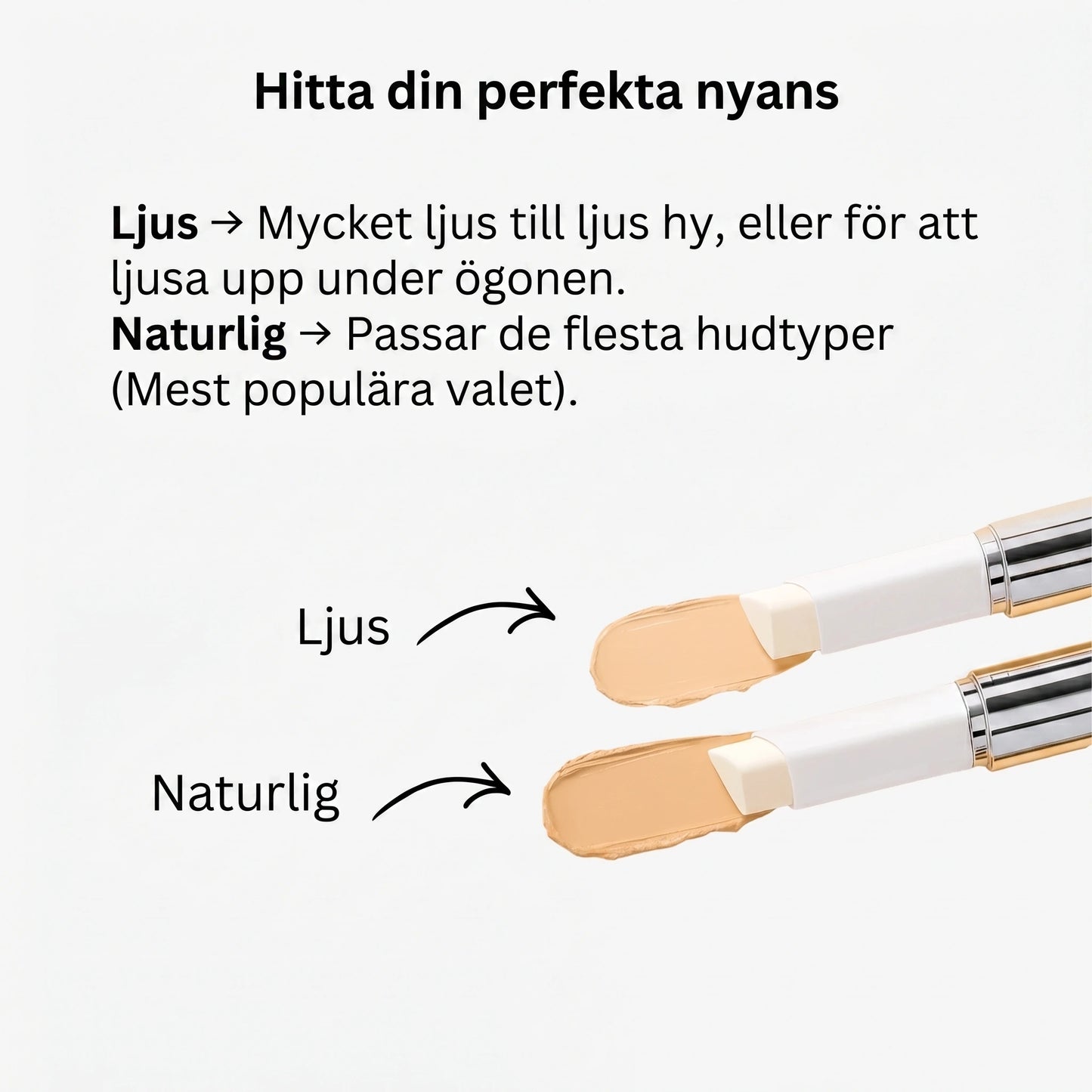 2-i-1 foundation som anpassar sig efter huden